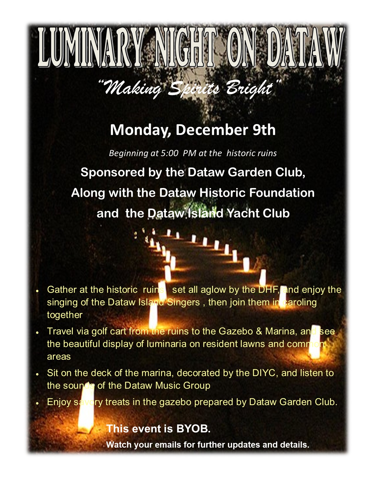 Luminary Night Dataw Historic Foundation